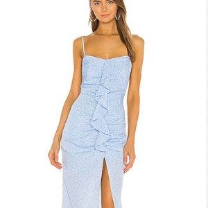 Likely Light Blue Midi Dress